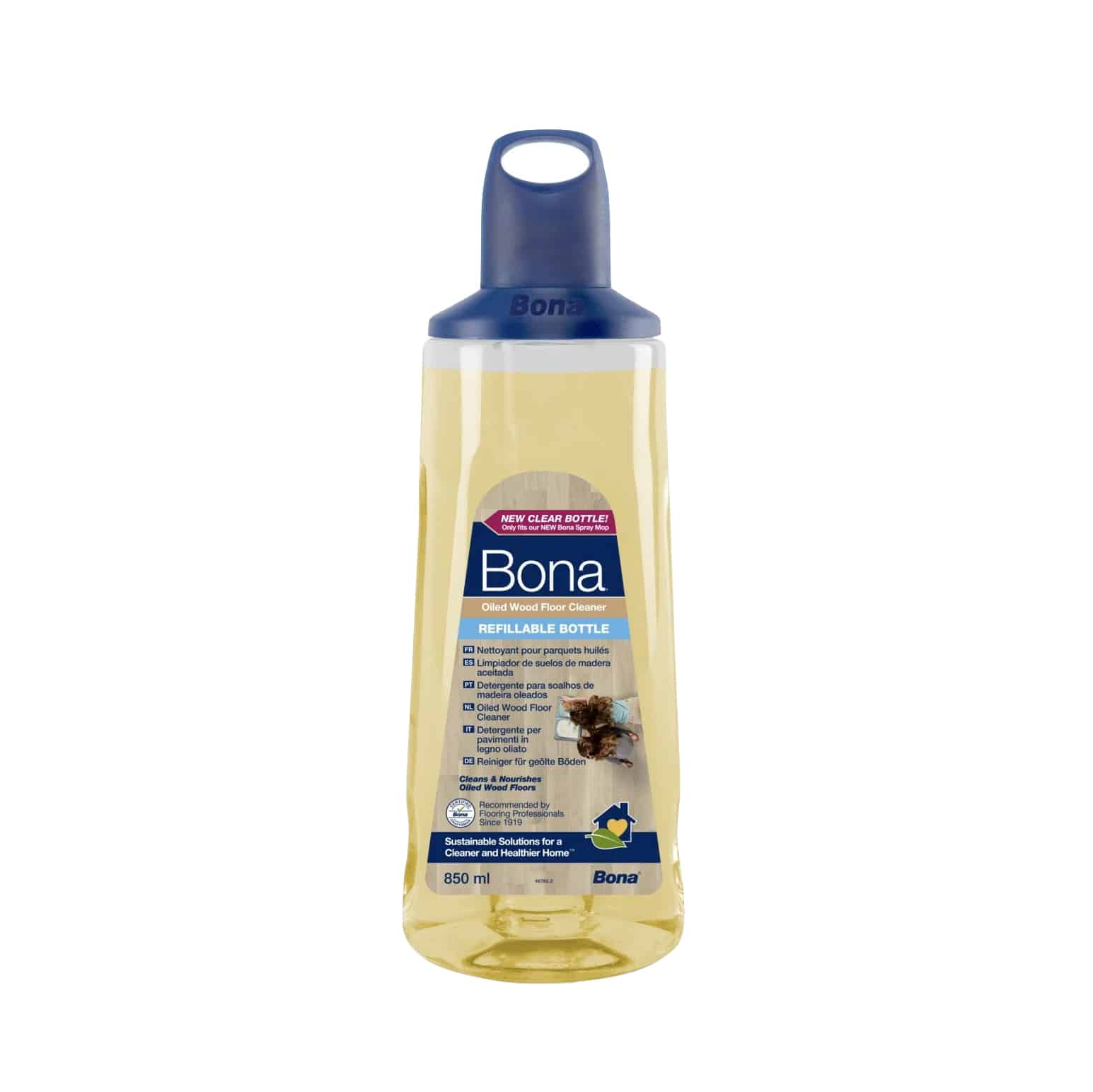 Bona oiled wood floor cleaner mop refill for cleaning and maintaining oiled timber floors