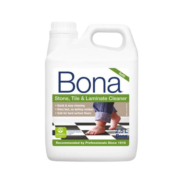 Bona stone tile and laminate floor cleaner 2.5 litre for sealed hard surface floors