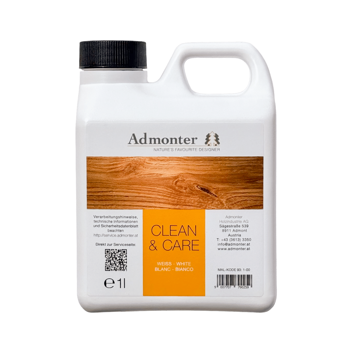 Admonter Clean & Care White // Wood Floor Cleaner