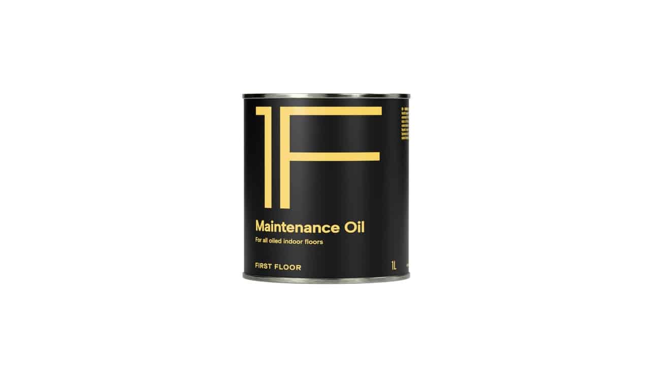 Tin of First Floor Maintenance Oil for oiled indoor floors.